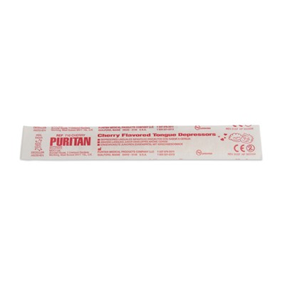 Puritan 710 CHERRY - Flavored Tongue Depressor - Cherry - Junior - 5.5" - 1000/Case