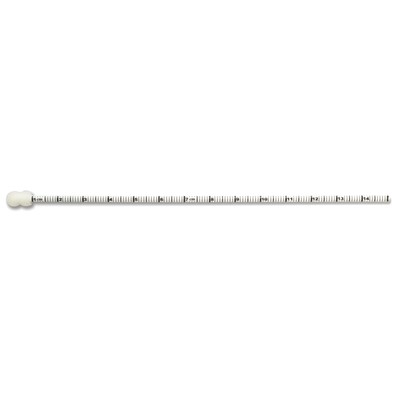 Puritan 25-1506 1PF DM - Sterile Wound Measuring Device - Foam Indented at 0.5 cm Tip - Polystyrene Handle - 6" - 200/Case