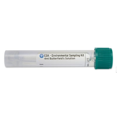 Puritan 25-83004 PD BS - Sterile ESK® Sampling Kit Pre-Filled w/Butterfield’s Solution - Polyester Tip - Plastic Handle - 4 ML - 50/Case
