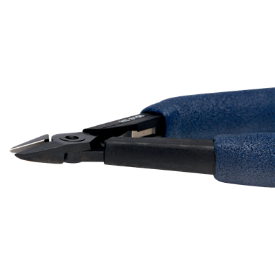 Lindstrom HS8152 - Long Precision Diagonal Cutter w/Oval Head & ESD Safe Handle - M Head Size - Ultra-Flush - 5.70" L