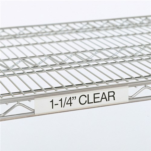 InterMetro Industries (Metro) 9990CL30 - Super Erecta® 1.25" Label Holder - 25" x 1.25" Label Size - Fits 30" Shelf Lengths - Clear