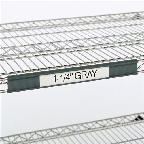 InterMetro Industries (Metro) 9990P30 - Super Erecta® 1.25" Label Holder - 25" x 1.25" Label Size - Fits 30" Shelf Lengths - Gray