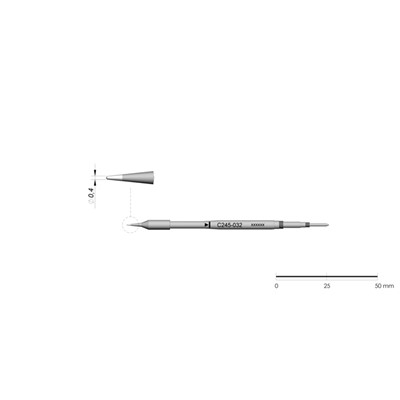 JBC Tools C245-032 - C245 Series Cartridge - Conical - 0.4 mm