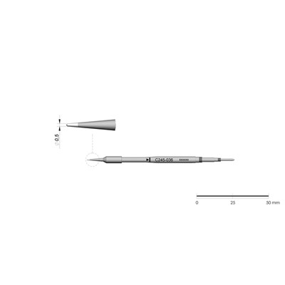 JBC Tools C245-036 - C245 Series Cartridge - Conical - 0.4 mm