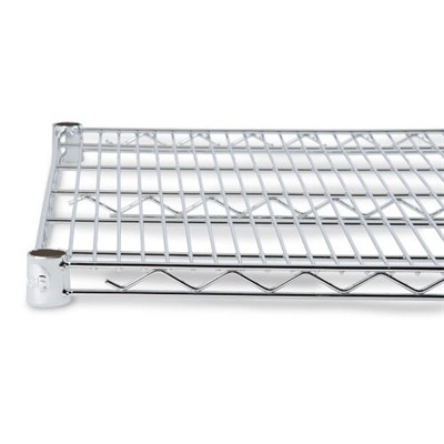 Olympic Storage Co. J1460C - Commercial-Grade Wire Shelf - Chromate Finish - 60" x 14"