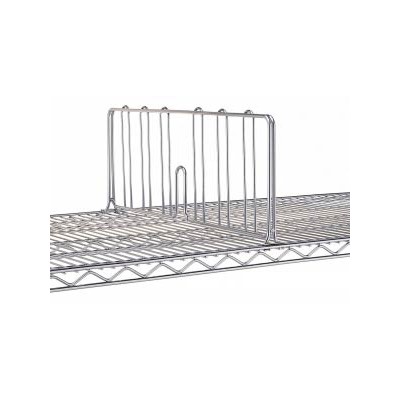 Olympic Storage Co. JDD24C - 24" Commercial-Grade Wire Shelf Divider - Chromate Finish - 24"