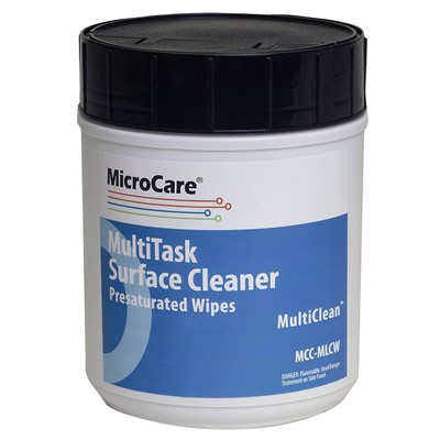 MicroCare MCC-MLCW - Economy Wipes w/MultiClean™ Solvent - 30 oz