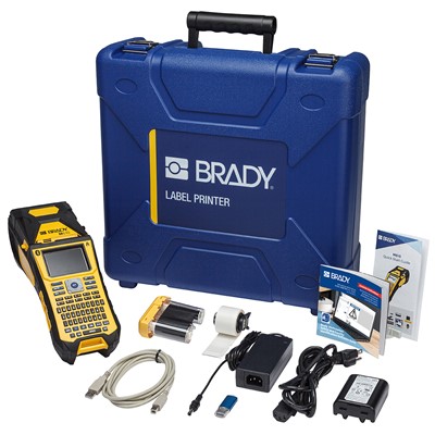 Brady M610-B-SFID M610 Bluetooth Handheld Label Maker - Workstation Safety & Facility ID Software - Hard Case