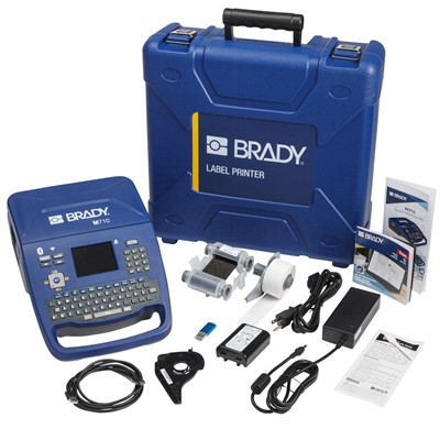 Brady M710-WB-SFID M710 Bluetooth & Wi-Fi Portable Label Printer - Workstation Safety & Facility ID Software - Hard Case