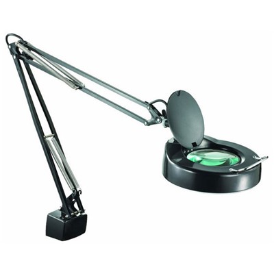Eclipse MA-1205CA-B - Magnifier Workbench Lamp - 5-Diopter - Black