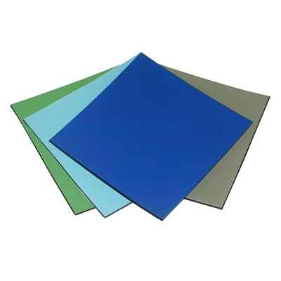 Transforming Technologies MTT3036B - Textured Rubber Table Mat w/Hardware - 30" x 36" x .080" - Light Blue