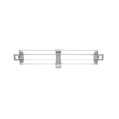 InterMetro Industries MXLS24-4P Solid Clear Stackable Shelf Ledge (Side) for MetroMax i Industrial Plastic Shelving - 24" L x 4" H