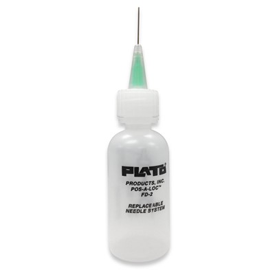 Plato FD-2 - Pos-A-Loc Needle Flux Bottle for Rosin Flux - 0.02" - 2 oz