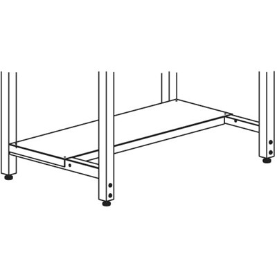 Production Basics 8478 - RTW Workbench Under-Surface Shelf - 72" W x 14.5" D