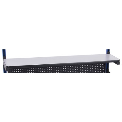 Production Basics 8423-GREY - Laminate Shelf for Workbench - 60" W x 15" D - Grey