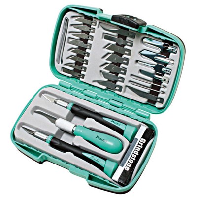 Eclipse PD-395A - 30-Piece Deluxe Hobby Knife Set