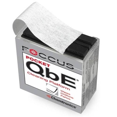 Chemtronics PQBE - Pocket QbE Fiber Optic Cleaning Platform - 1.375" x 3"