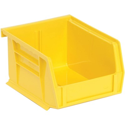 Quantum Storage Systems QUS210-YL - Ultra Stack and Hang Bin - I.D. 4.75" L x 3.4375" W x 2.8125" H - Yellow - 24/Carton