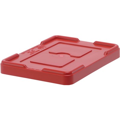 Quantum Storage Systems COV91000-RD - Snap-On Cover for Dividable Grid Tote Box DG91035 & DG91050 - Red - 10/Carton