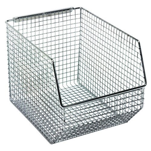 Quantum Storage Systems QMB539C - Mesh Stack & Hang Bin - 10.5" x 8" x 7" - 10/Carton