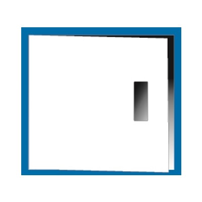 IAC QS-1050005-BL - Single Cabinet w/Door (RT/LT) - 12" H x 15" W x 18" D - EZE Blue