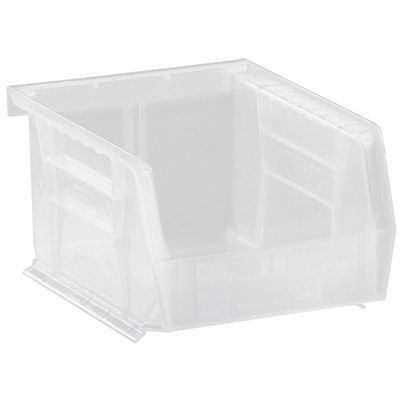 Quantum Storage Systems QUS210CL - Clear-View Series Ultra Hang & Stack Bin - 5.375" x 4.125" x 3" - Clear - 24/Carton