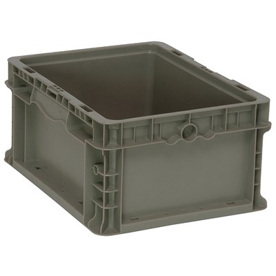 Quantum Storage Systems RSO1215-7 - Heavy-Duty Straight Wall Stacking Container - 12" x 15" x 7.5"