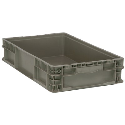 Quantum Storage Systems RSO2415-5 - Heavy-Duty Straight Wall Stacking Container - 24" x 15" x 5"