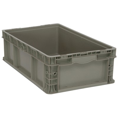 Quantum Storage Systems RSO2415-7 - Heavy-Duty Straight Wall Stacking Container - 24" x 15" x 7.5"