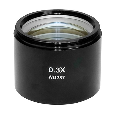 Scienscope SZ-LA-03 - Objective Lens for SSZ-II & SSZ Series Stereo Zoom Binocular/Trinocular Microscopes - 0.3X