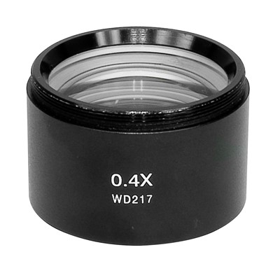 Scienscope SZ-LA-04 - Objective Lens for SSZ-II & SSZ Series Stereo Zoom Binocular/Trinocular Microscopes - 0.4X