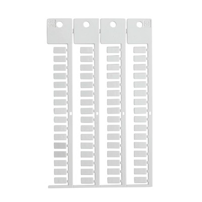 Brady 151247 - Terminal Block Tag Polycarbonate - 10.00 mm H x 5.00 mm W - 64 Tags/Card/ 1024 pieces