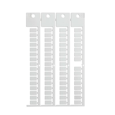 Brady 151218 - Terminal Block Tag Polycarbonate - 10.00 mm H x 6.00 mm W - 64 Tags/Card/ 1024 pieces