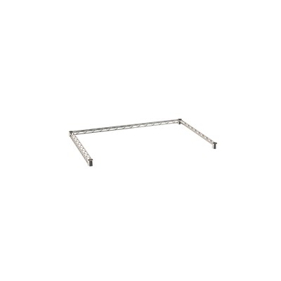 InterMetro Industries SF53N3S Super Erecta Three-Sided Double Snake Frame - Stainless Steel - 24" x 36"