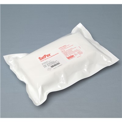 Berkshire SPX1000.001.12 - SatPax 1000 Series Pre-Wetted Polyester/Cellulose Wipes - 70/30 IPA/DI Water - Class 5-8 - 9" x 9" - 12 Packs/Case (75 Sheets/Pack)