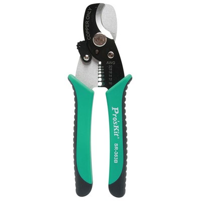 Eclipse SR-363B - 2-in-1 Round Cable Cutter/Stripper - AWG 20-10
