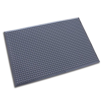 Ergomat STF0203 - Complete Bubble Ergonomic Anti-Fatigue Floor Mat - 2' x 3' - Charcoal Gray