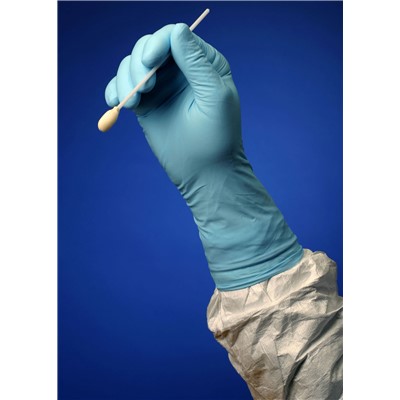 TechNiGlove STN2000B Series Sterile Bulk Packed Nitrile Gloves - 12" - Blue - 10 Polybags/Case