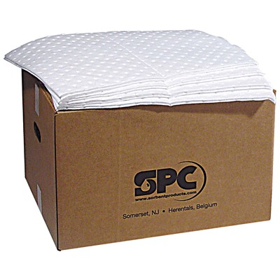 Brady SXT100 - SXT Oil Heavy Weight Absorbent Pad - Perforated - 15" x 19" - 100/Case
