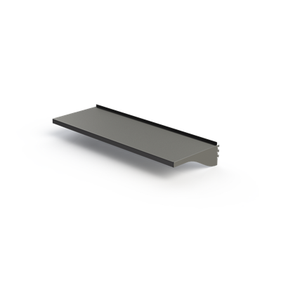 Gibo/Kodama SZ48 - Zinc Plated Steel Upright Shelf for 48" Workstation