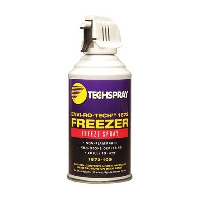 Techspray 1672-10S - Envi-Ro-Tech Zero Ozone Depleting Freeze Spray - 10 oz Can