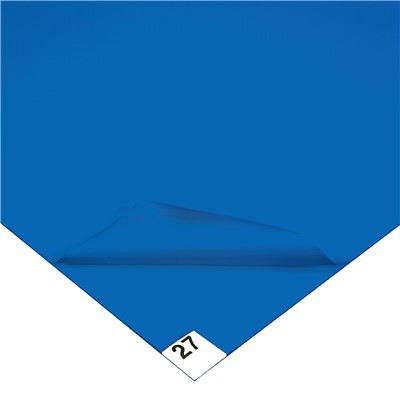 Wearwell 095.18x36BL - Clean Room Mat - Contamination Control Mat - 18" x 36" - Blue