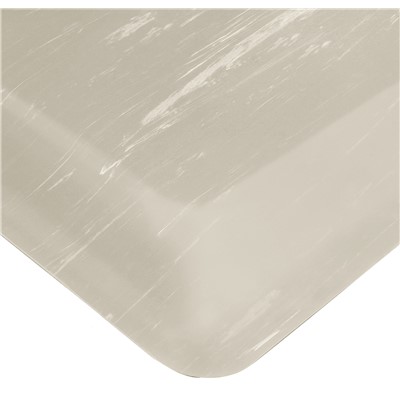 Wearwell 419.78x2x3AMGY - UltraSoft Tile-Top AM Marbleized PVC Surface Nitricell® Sponge Base Anti-Fatigue Mat - 2' x 3' - Gray