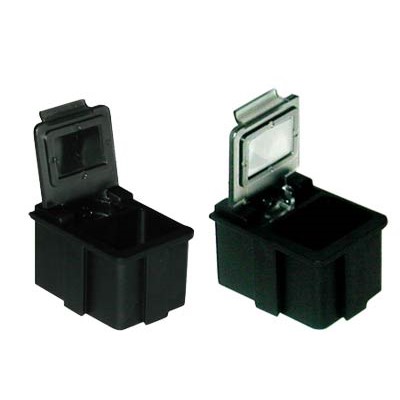 Transforming Technologies SM0873 - SMD Box - 16 mm x 12 mm x 15 mm - Black Lid