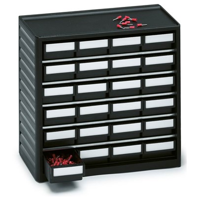 Treston 291-4ESD - ESD Small Parts Cabinet w/24 L-61-4ESD Drawers - 12.2" x 11.4" x 7.1"