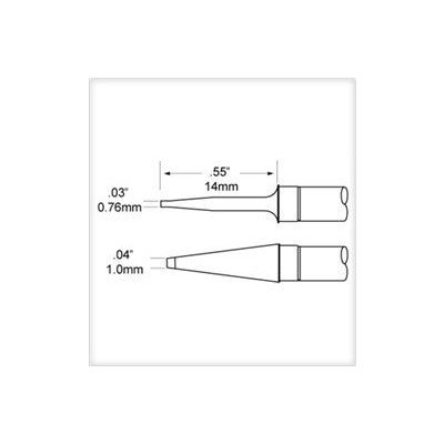 Metcal TFP-BLP1 - TFP Tweezer Cartridge - Blade - 1 x 14 mm