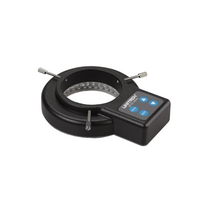 Unitron 15854 - LED Ring Light Illuminator for Stereo Microscopes - 10-Step Variable Intensity Control - Sectional Light Control - 60.5 mm I.D.