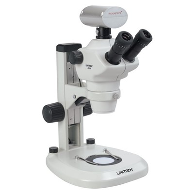 Unitron 13131 - Z850 Series Trinocular Zoom Stereo Microscope - LED Incident & Transmitted Focusing Stand