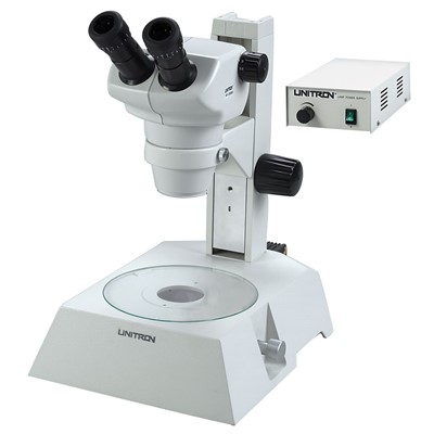 Unitron 13103 - Z850 Series Binocular Zoom Stereo Microscope - Diascopic Focusing Stand
