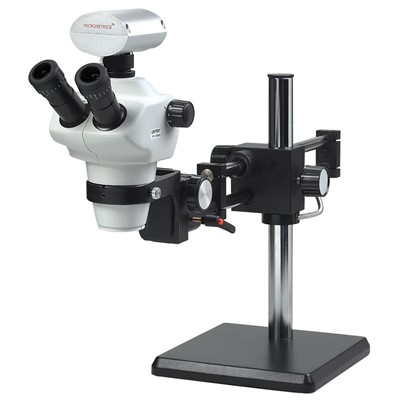 Unitron 13136 - Z850 Series Trinocular Zoom Stereo Microscope - Ball-Bearing Boom Stand